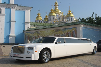 Лимузин Rolls-Royce Phantom (реплика) на прокат в Киеве