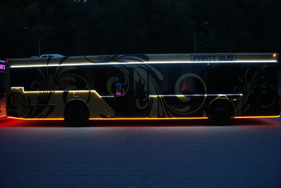 Party Bus Golden Prime на прокат в Киеве